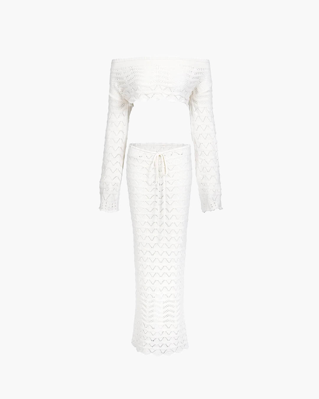Ensemble tricot Lily épaules dénudées