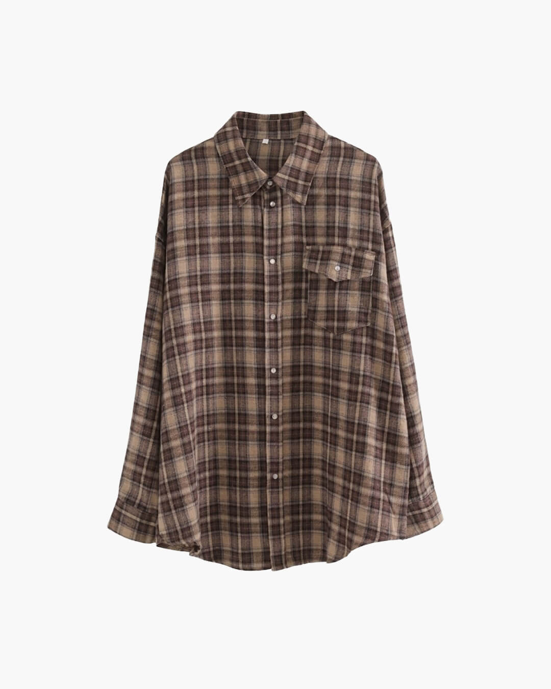 Chemise à carreaux oversize Kate