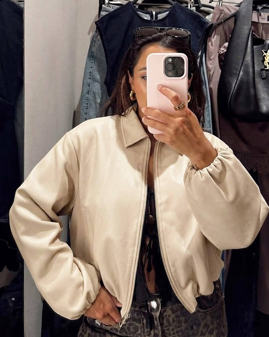 Veste bomber matelassée Hanna