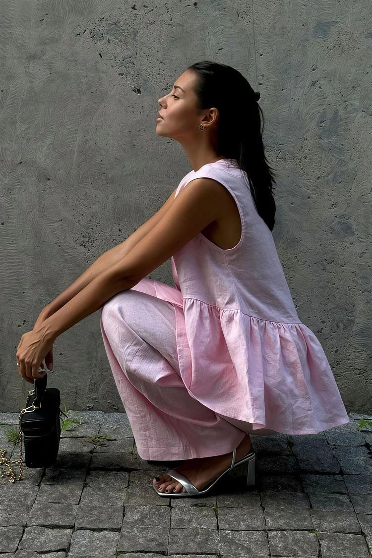 Ensemble gilet à volants et pantalon Marlowe