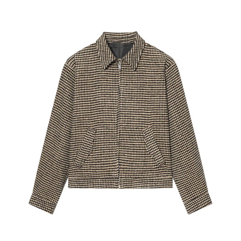 Ensemble blazer matelassé pied-de-poule Lily