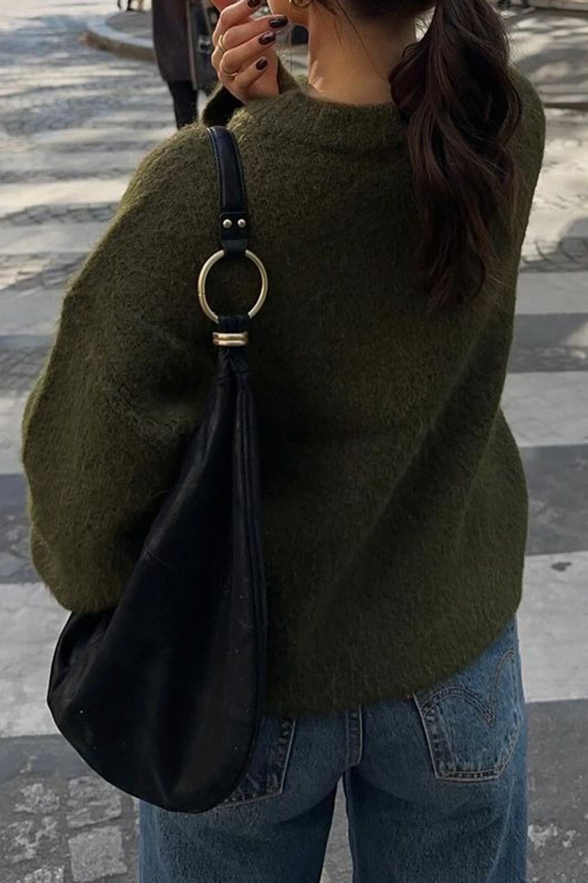 Pull Nora en maille côtelée
