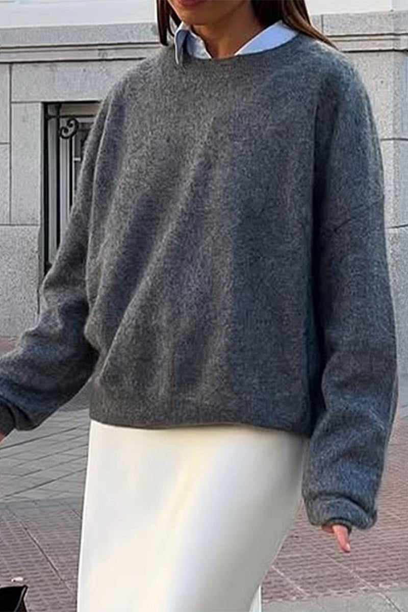 Pull Nora en maille côtelée