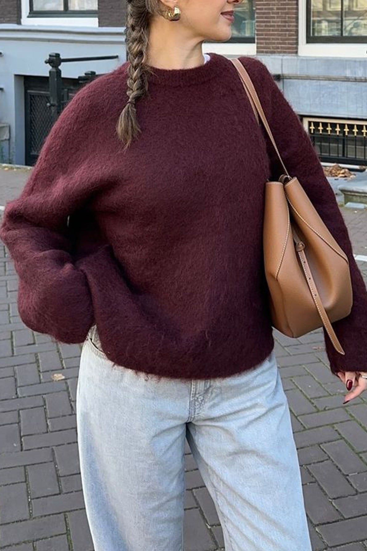 Pull Nora en maille côtelée