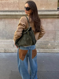 Pantalon Adora Taille Haute Jambe Large
