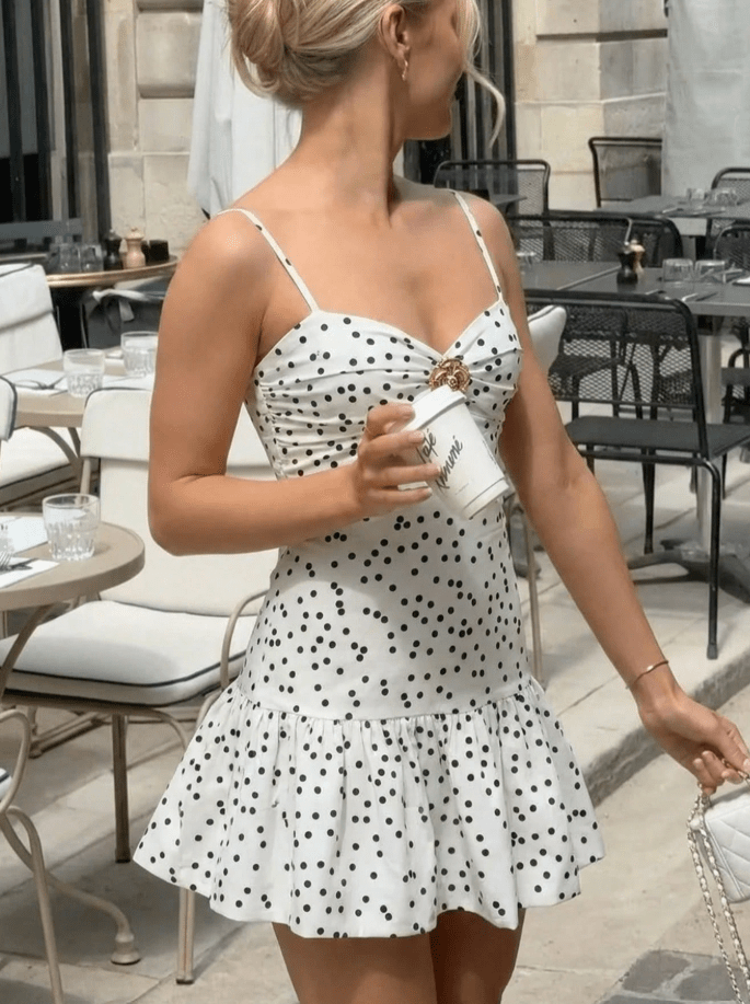 ZEYA - Amy Polka Dot Mini Dress