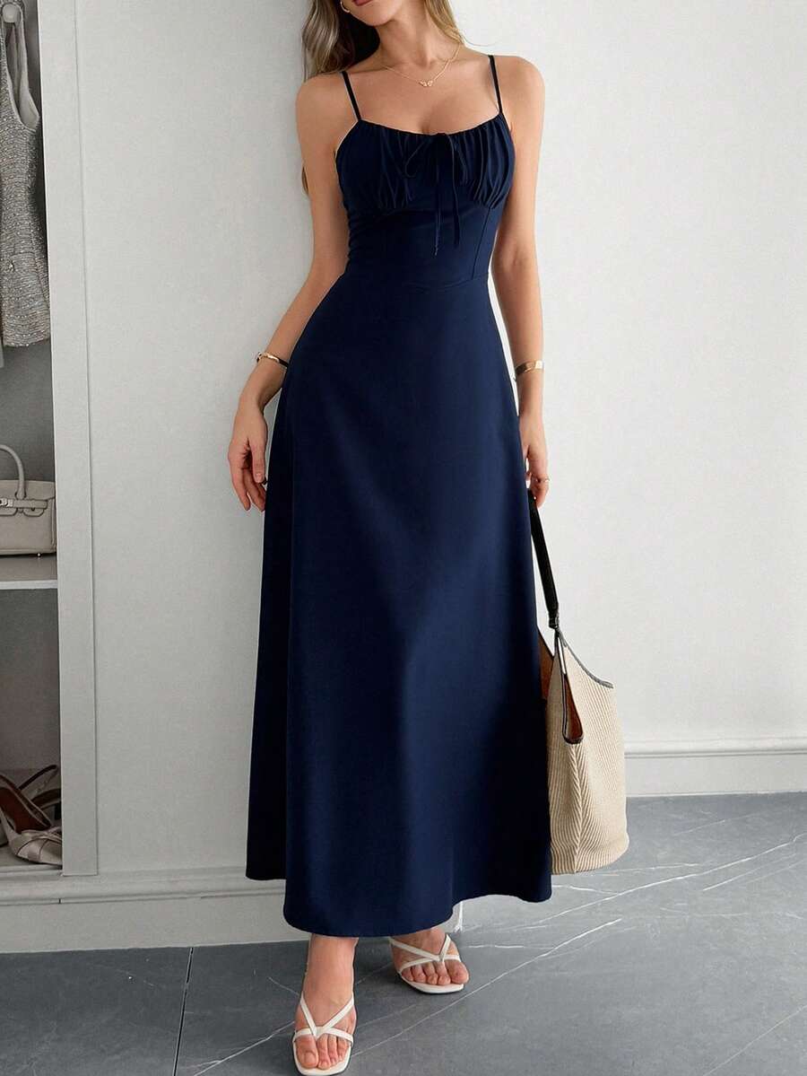 ZEYA - Aleana Ruched Waist Maxi Dress