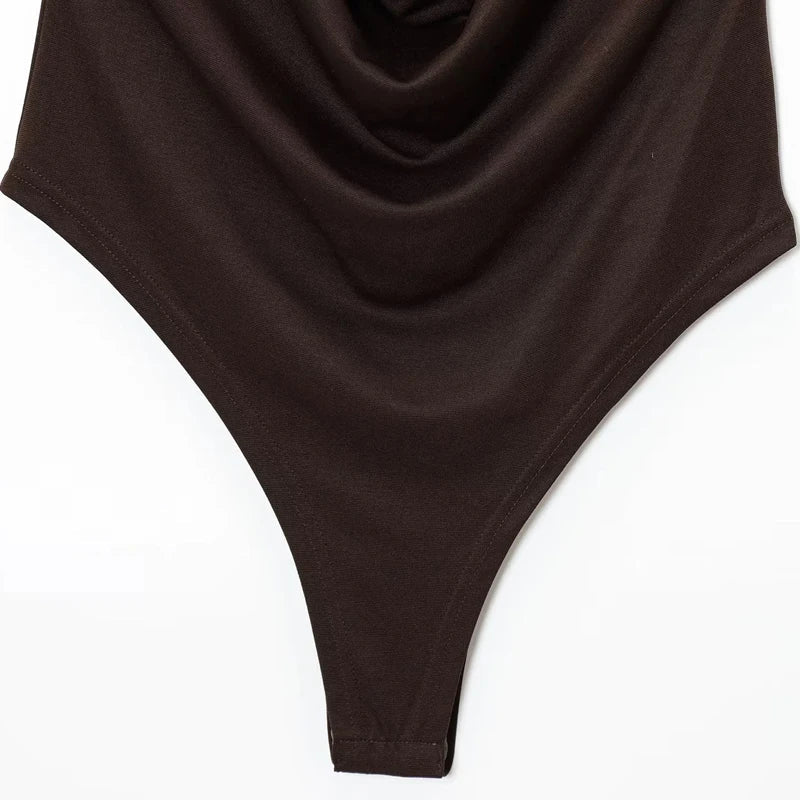 ZEYA - Alessi Backless Draped Bodysuit