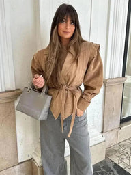 Veste en similicuir vegan Althea