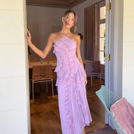 Robe de Soirée Amy Dos Nu A-line