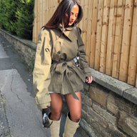 Veste coupe-vent ceinturée Anastasia