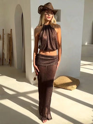 Ensemble tricot lacé Andrea