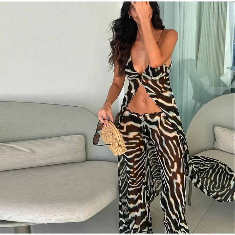 ZEYA - Andrea Zebra Two-Piece Set