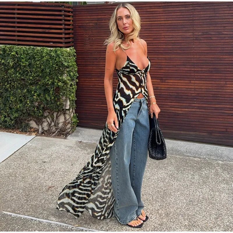 ZEYA - Andrea Zebra Two-Piece Set