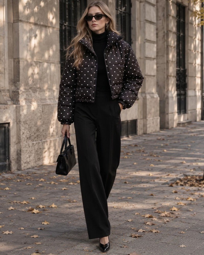 ZEYA - Angela Quilted Cropped Puffer Jacket