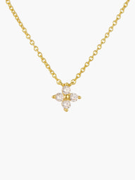 Collier Anna à quatre pétales