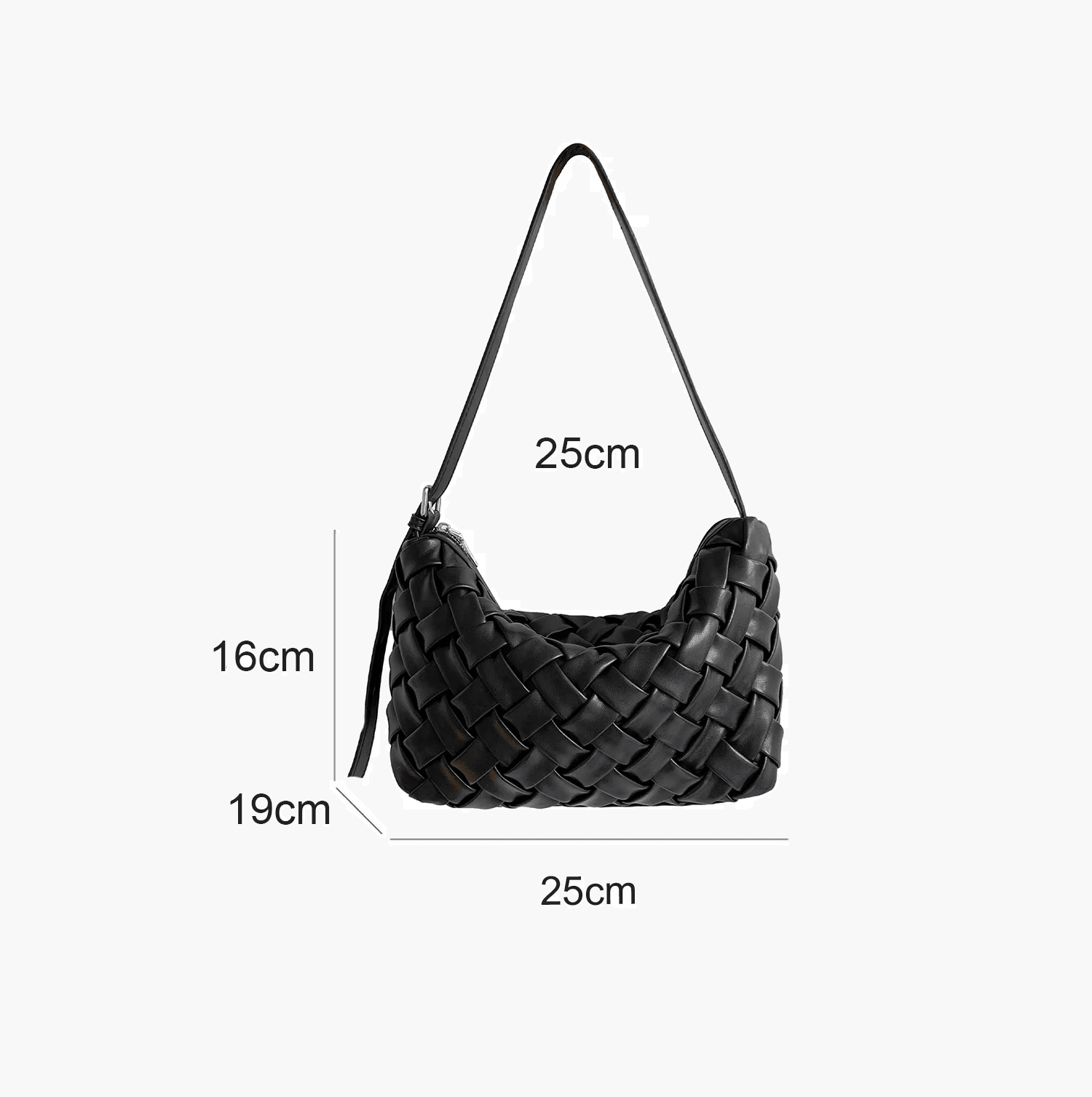 ZEYA - Annie Minimalist Hobo Shoulder Bag