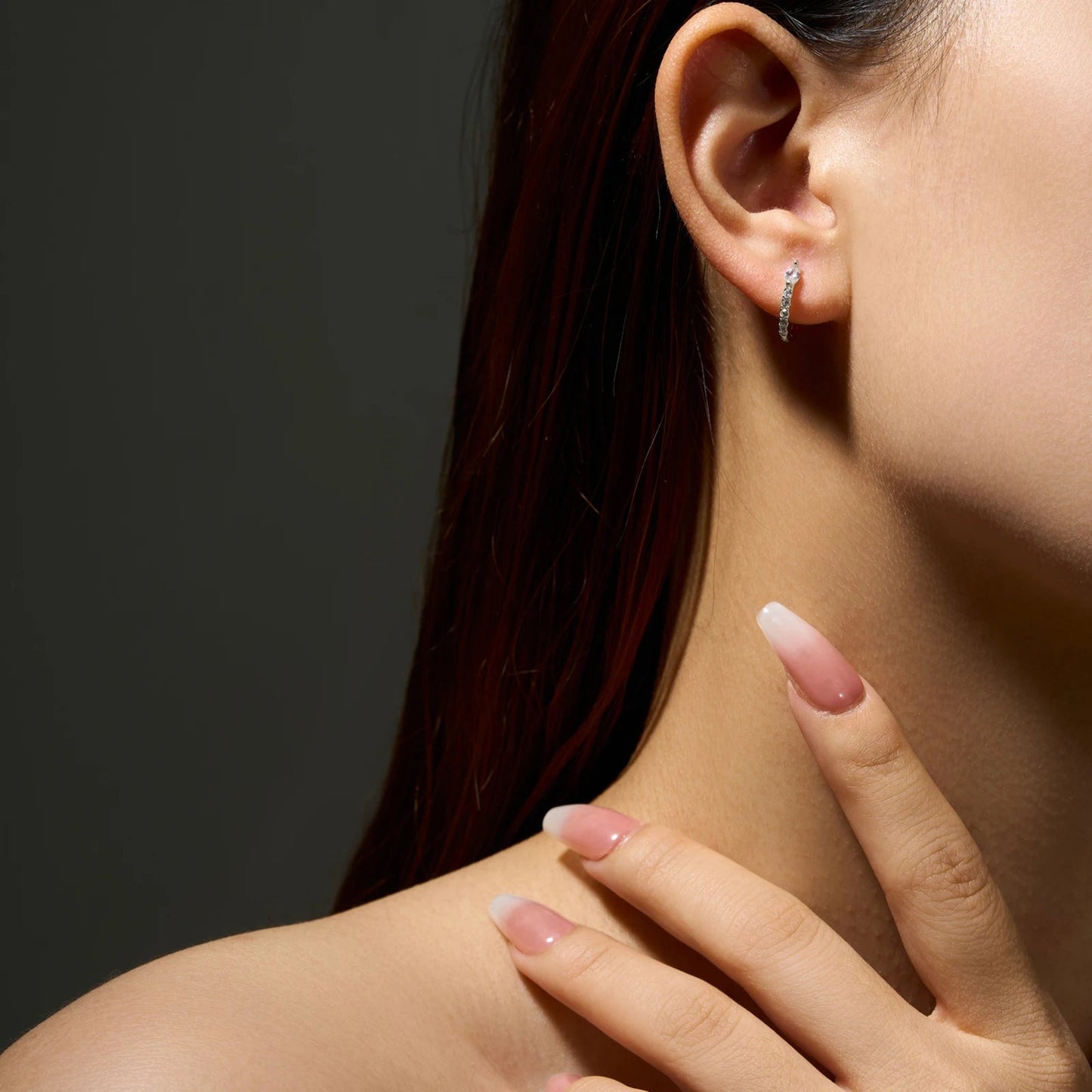 ZEYA - Aubrey Hoop Huggie Earrings