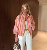 Veste bomber rayée Audrey