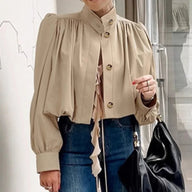 Avery Veste Courte Plissée