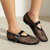 Ballerines en mesh à boucle Adarsha