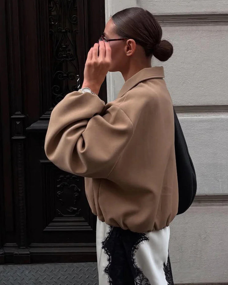 ZEYA - Bianca Puffed Bomber Jacket
