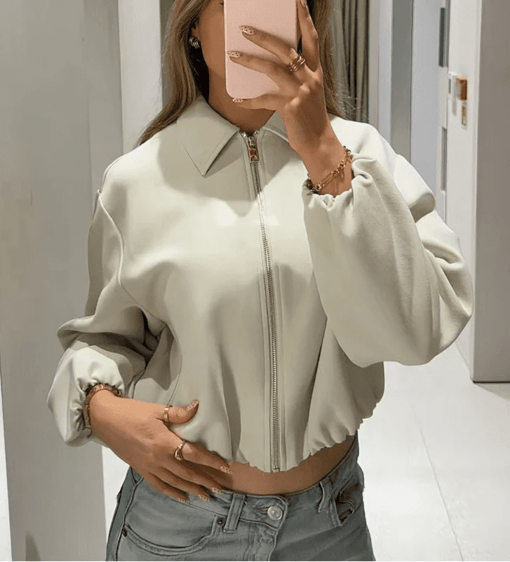 ZEYA - Bianca Puffed Bomber Jacket