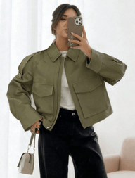Veste courte à poches Mia