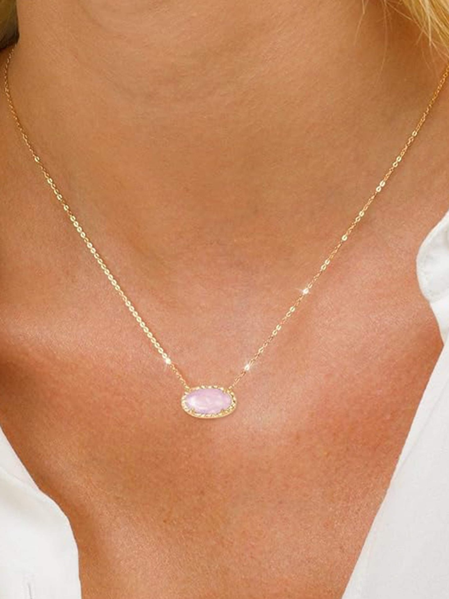 ZEYA - Blythe Natural Stone Necklace