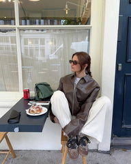 Veste en cuir vegan Brenda