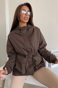 Veste imperméable à capuche Brielle