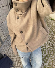 Veste Cardi à col montant