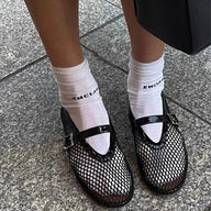 Ballerines en mesh Cassia