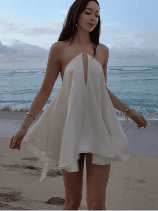 ZEYA - Catalina Off-Shoulder Hollow Out Summer Dress