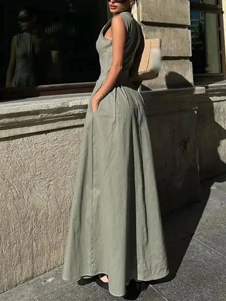 ZEYA - Celia Sleeveless Midi Dress