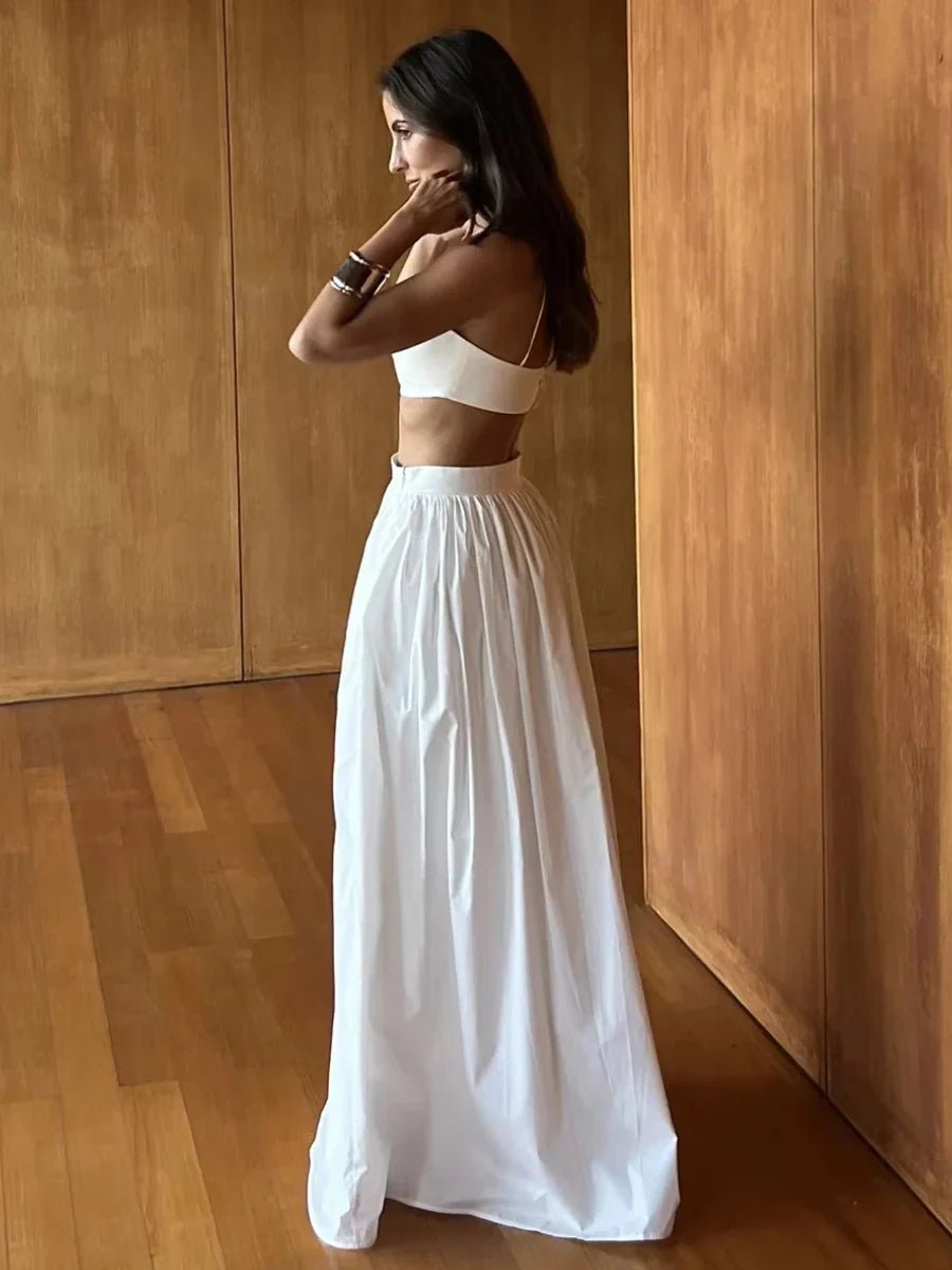 ZEYA - Chanelle Strappy Crop Top Two-Piece Set