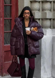 Veste matelassée brillante Charlotte