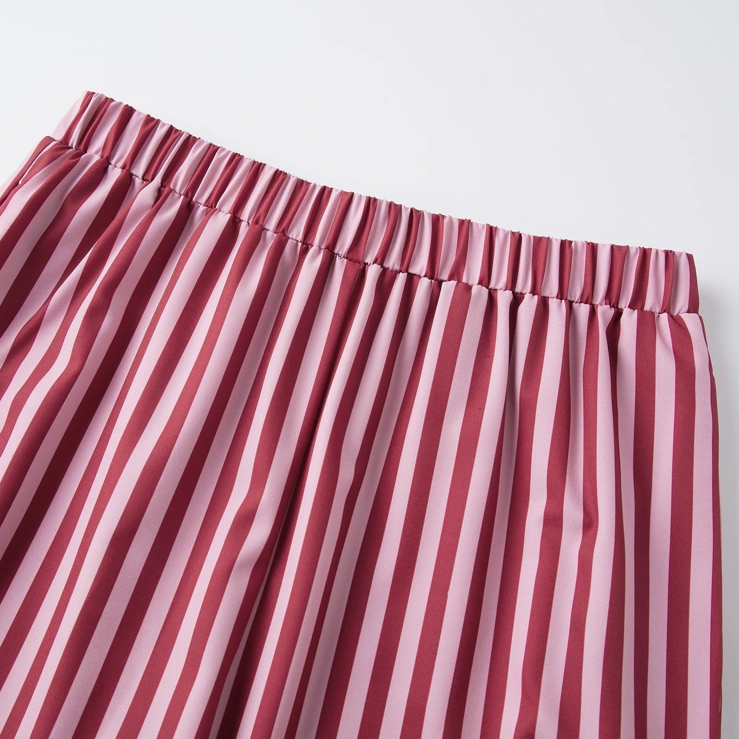 ZEYA - Claudia Striped Silk Pajama Set