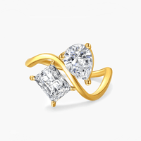 Bague Cressida Twin Zirconia
