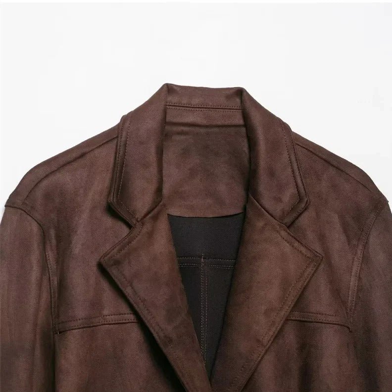 ZEYA - Daisy Suede Blazer