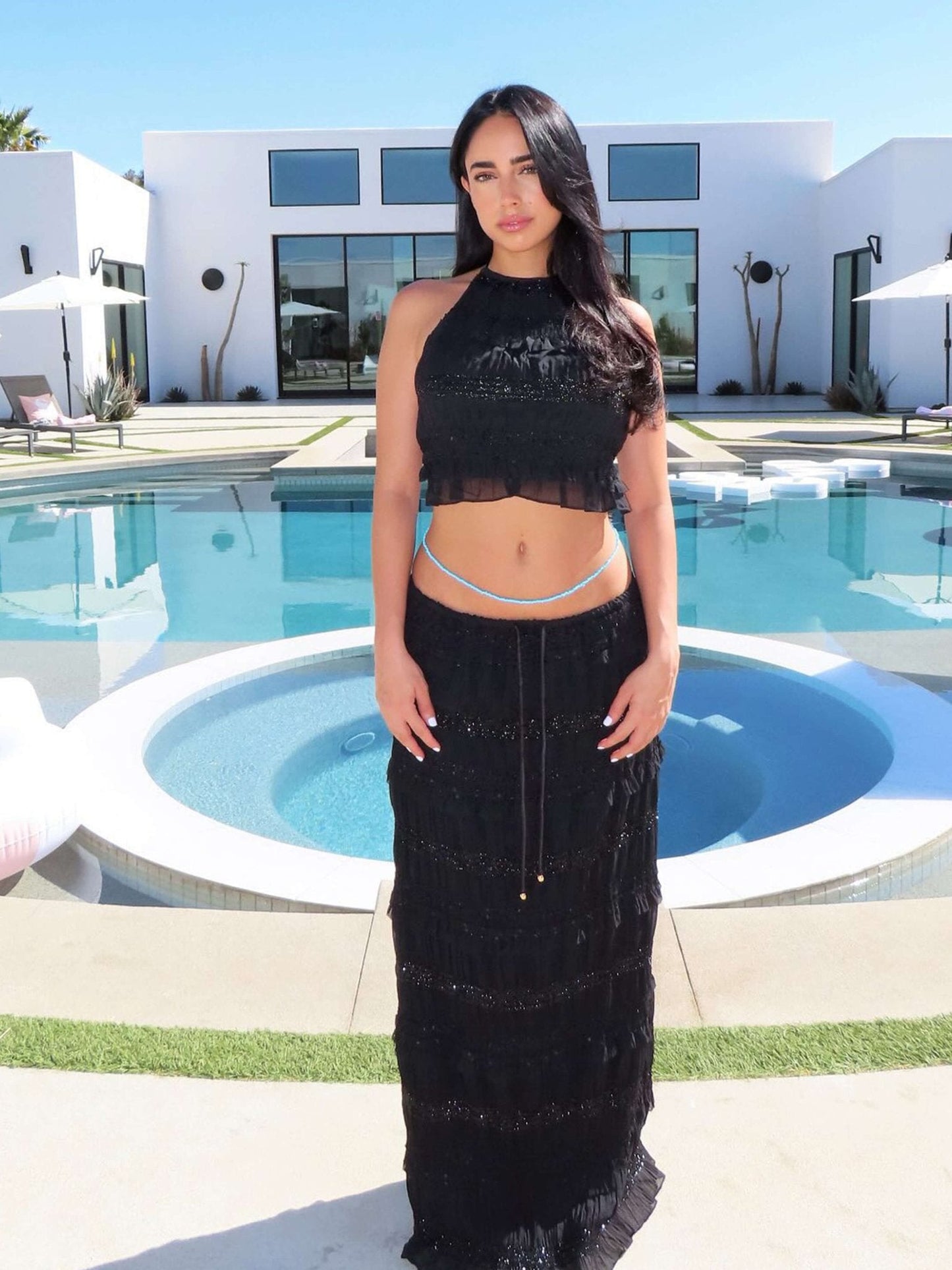 ZEYA - Danica Two - Piece Set with Frill Details