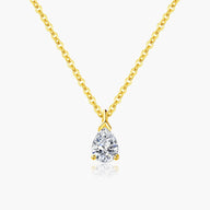 Collier pendentif en zirconia taille poire Daphne