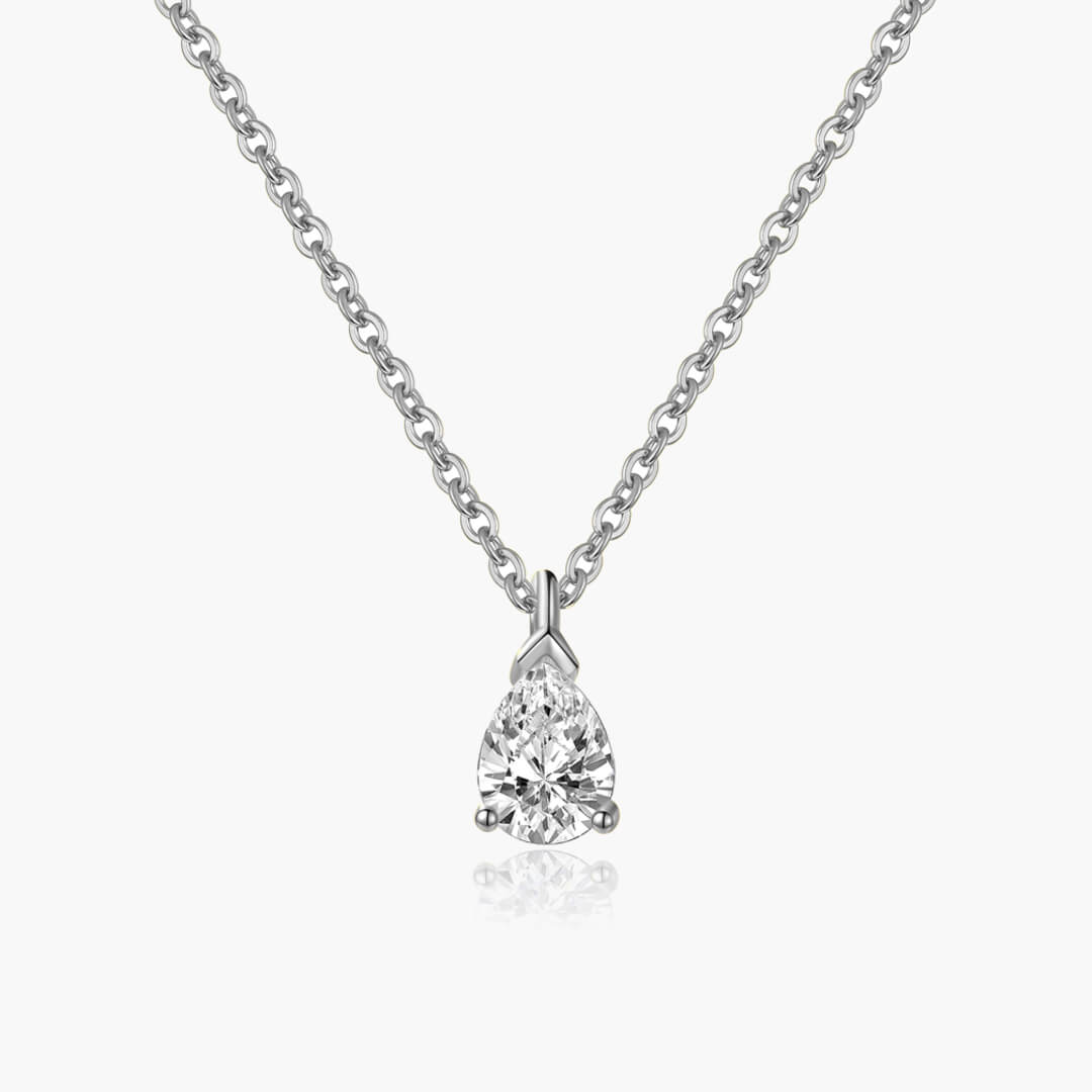 ZEYA - Daphne Pear Cut Zirconia Pendant Necklace