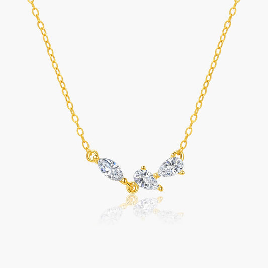 ZEYA - Diane Multi - Cut Zirconia Necklace