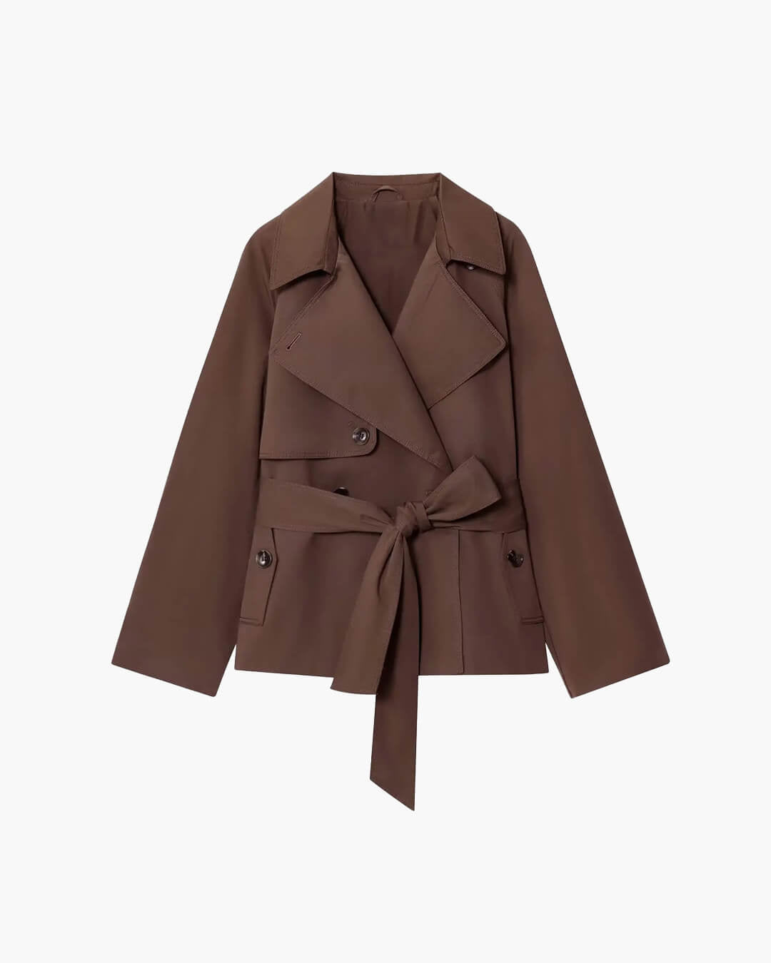 ZEYA - Dianna Belted Short Trench Coat