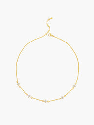 Collier Dina Flower en Zirconium