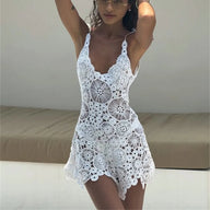 Robe de plage en crochet Elaine