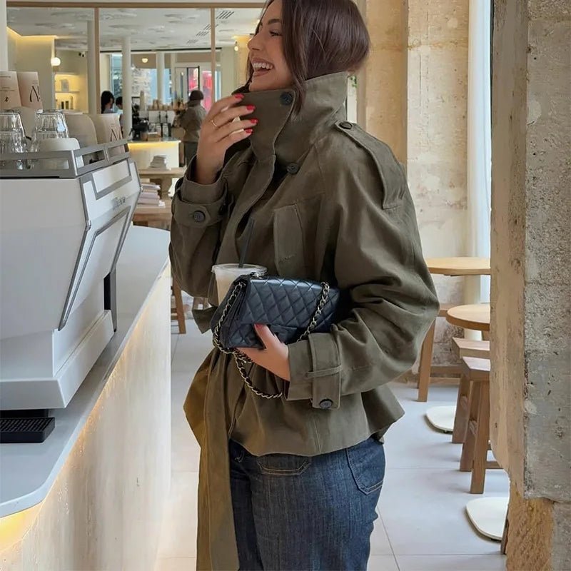 ZEYA - Elena Belted Trench Coat