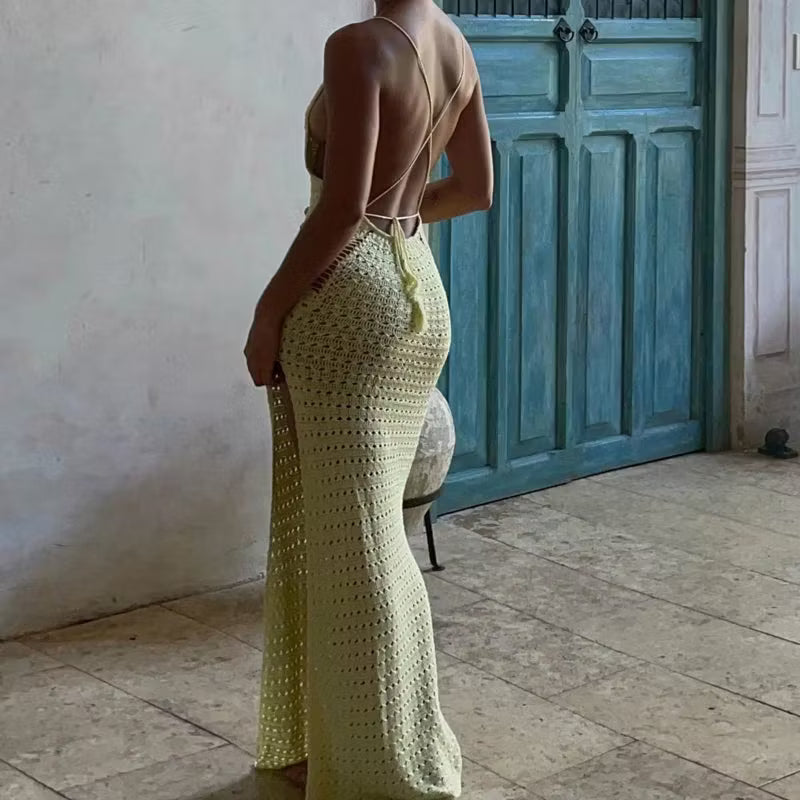 Elena robe slip au crochet