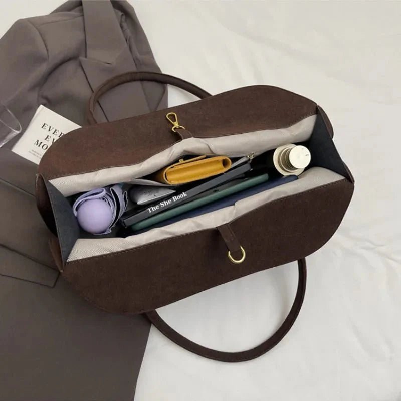 ZEYA - Elisa Suede Shoulder Bag